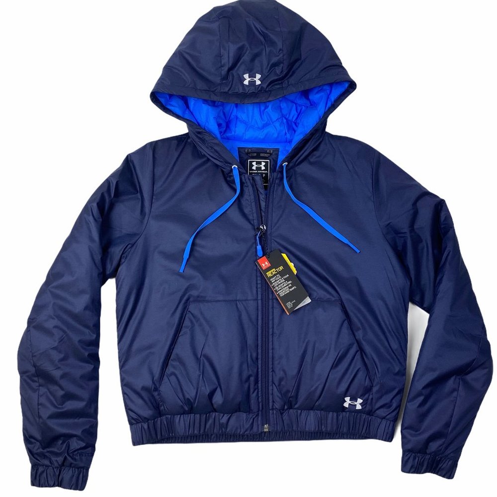UA Cold Gear Reactor Crop Hoodie‎ Small sample
